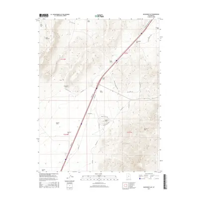 2017 Map of Buckhorn Flat, 2017 Print