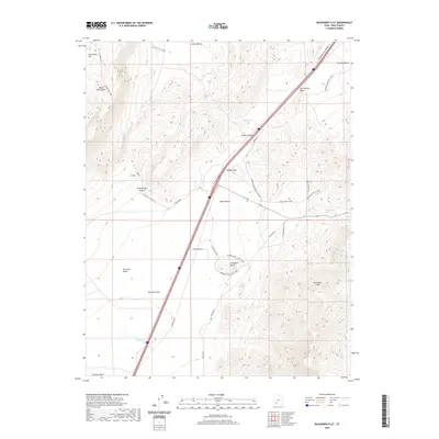 2020 Map of Buckhorn Flat, 2020 Print