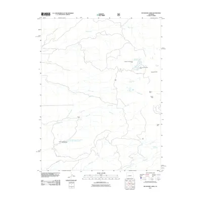 2011 Map of Buckhorn Lakes, 2011 Print