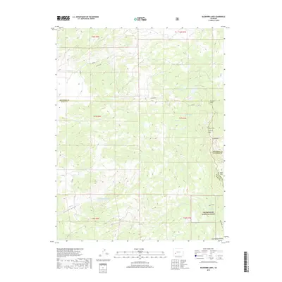 2019 Map of Buckhorn Lakes, 2019 Print