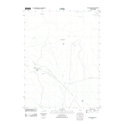 2012 Map of Buckhorn Mine, 2012 Print