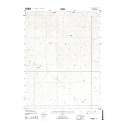 2014 Map of Buckhorn Mine, 2014 Print