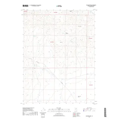 2018 Map of Buckhorn Mine, 2018 Print