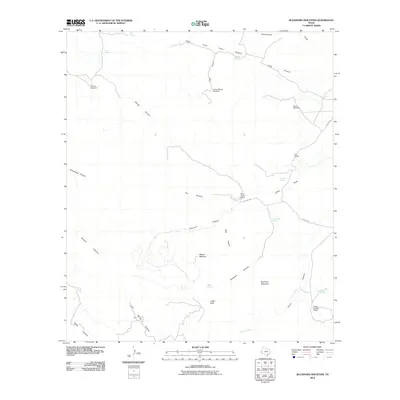 2010 Map of Buckhorn Mountain, 2010 Print