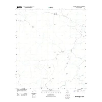 2012 Map of Buckhorn Mountain, 2012 Print