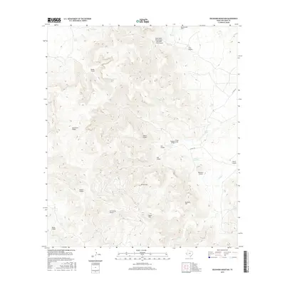 2016 Map of Buckhorn Mountain, 2016 Print