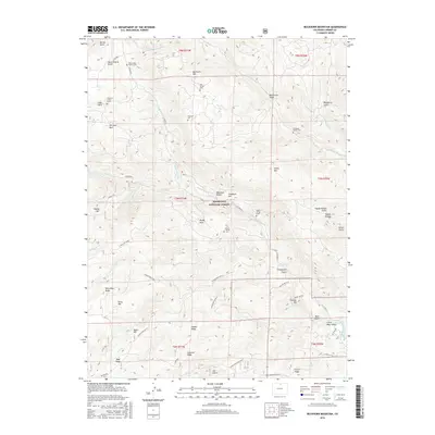 2016 Map of Buckhorn Mountain, 2016 Print