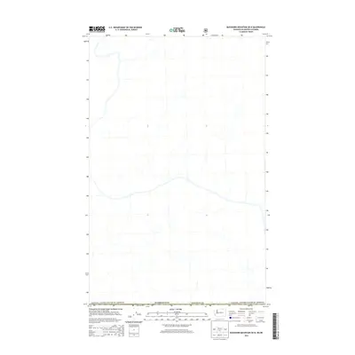 2014 Map of Buckhorn Mountain OE N, 2014 Print