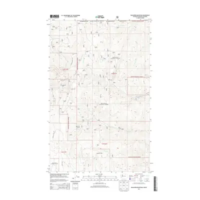 2014 Map of Buckhorn Mountain, 2014 Print