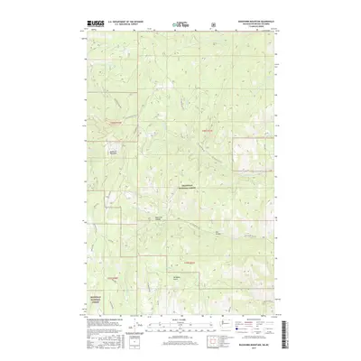 2017 Map of Buckhorn Mountain, 2017 Print