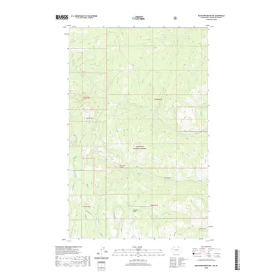2020 Map of Buckhorn Mountain, 2020 Print