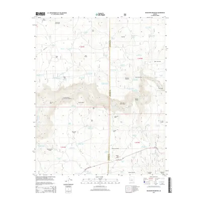 2014 Map of Buckhorn Mountain, 2014 Print