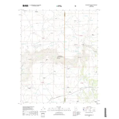 2018 Map of Buckhorn Mountain, 2018 Print