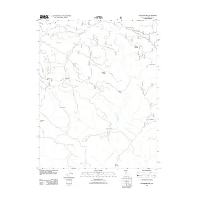 2012 Map of Buckhorn Peak, 2012 Print