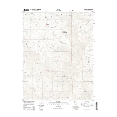 2015 Map of Buckhorn Peak, 2015 Print
