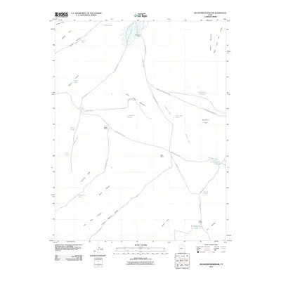 2011 Map of Buckhorn Reservoir, 2011 Print
