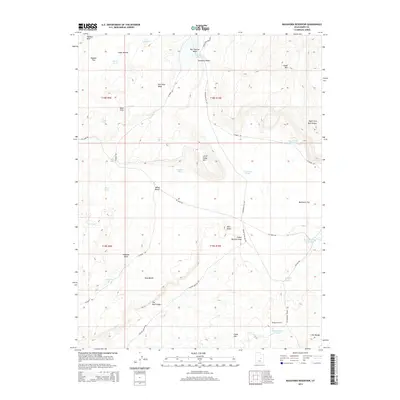2014 Map of Buckhorn Reservoir, 2014 Print