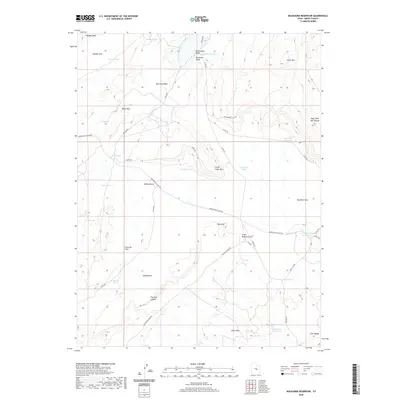 2020 Map of Buckhorn Reservoir, 2020 Print