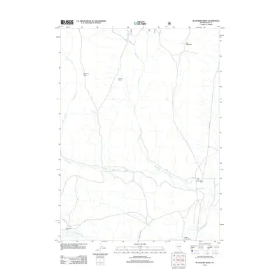 2012 Map of Buckhorn Ridge, 2012 Print