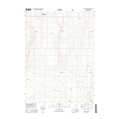 2015 Map of Buckhorn Ridge, 2015 Print