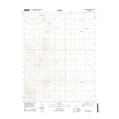 2014 Map of Buckhorn Spring, 2014 Print