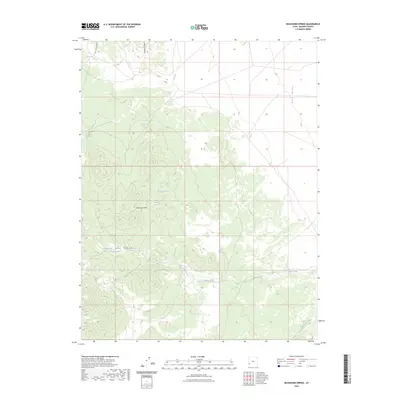 2023 Map of Buckhorn Spring, 2023 Print
