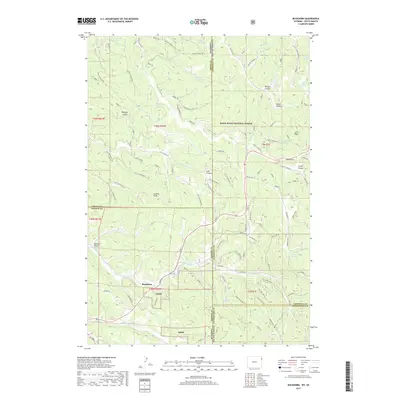 2017 Map of Buckhorn, 2017 Print
