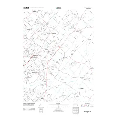 2013 Map of Buckingham, 2013 Print