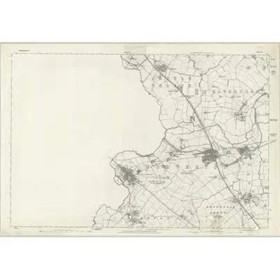1881 Map of Buckinghamshire IX, 1885 Print