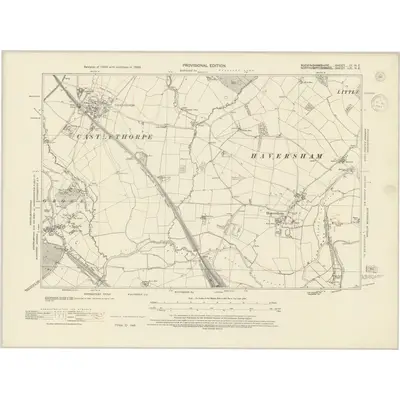 1938 Map of Buckinghamshire IX.NE, 1944 Print