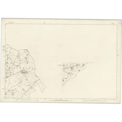 1881 Map of Buckinghamshire VI (inset XI), 1885 Print