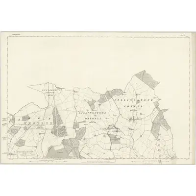 1880 Map of Buckinghamshire VIII, 1885 Print
