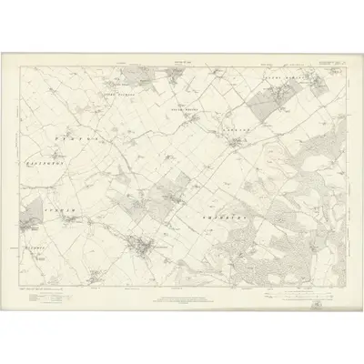 1919 Map of Buckinghamshire XL, 1922 Print