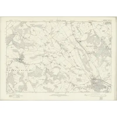 1919 Map of Buckinghamshire XLI, 1922 Print