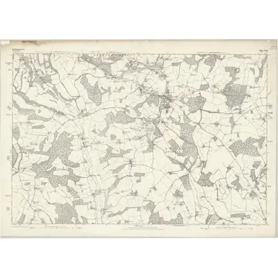 1876 Map of Buckinghamshire XLVI, 1883 Print