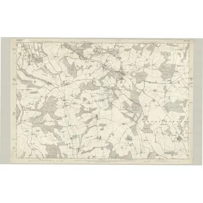 1876 Map of Buckinghamshire XLVI, 1883 Print