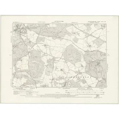 1923 Map of Buckinghamshire XLVIII.SW, 1926 Print