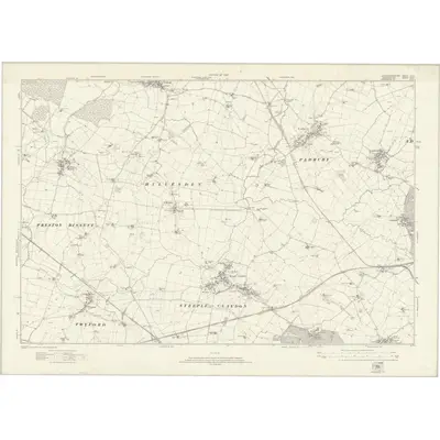 1920 Map of Buckinghamshire XVIII, 1923 Print