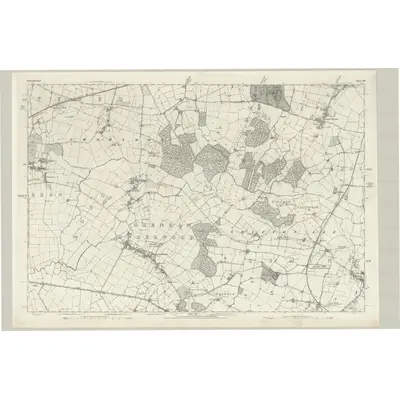 1878 Map of Buckinghamshire XXII, 1885 Print
