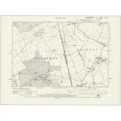 1923 Map of Buckinghamshire XXIV.SE, 1926 Print