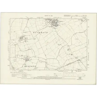 1923 Map of Buckinghamshire XXIX.NW, 1926 Print