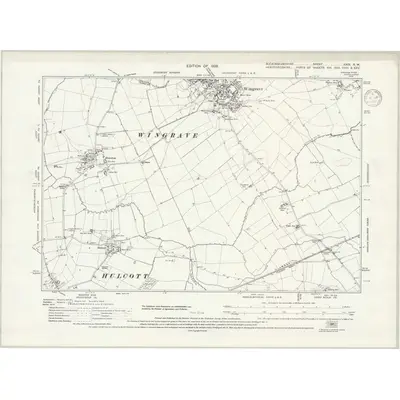 1923 Map of Buckinghamshire XXIX.NW, 1938 Print