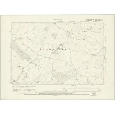 1919 Map of Buckinghamshire XXVI.SE, 1923 Print