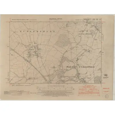 1950 Map of Buckinghamshire XXVII.NW, 1953 Print