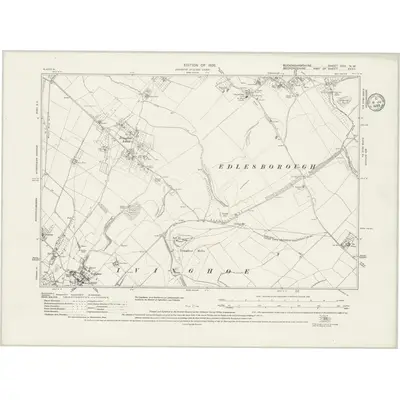 1922 Map of Buckinghamshire XXX.NW, 1935 Print