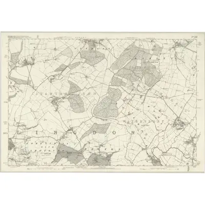 1876 Map of Buckinghamshire XXXI, 1886 Print