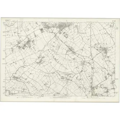 1877 Map of Buckinghamshire XXXIII, 1885 Print