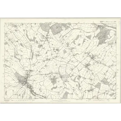 1877 Map of Buckinghamshire XXXIX, 1883 Print