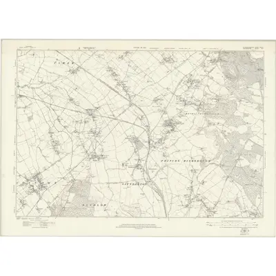 1919 Map of Buckinghamshire XXXVII, 1923 Print