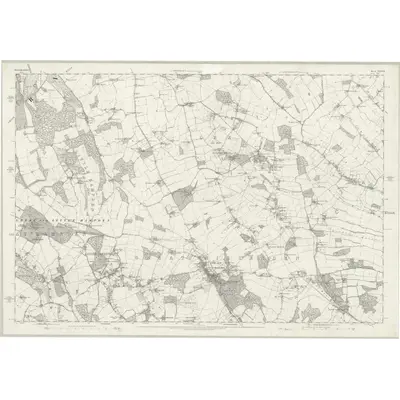 1874 Map of Buckinghamshire XXXVIII, 1883 Print